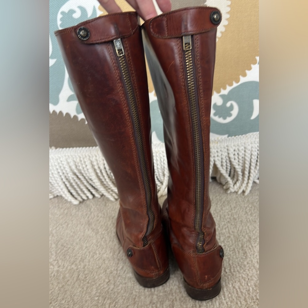 👢Frye Melissa Button Back Zip Boots, size 7 ✨ - Picture 3 of 5
